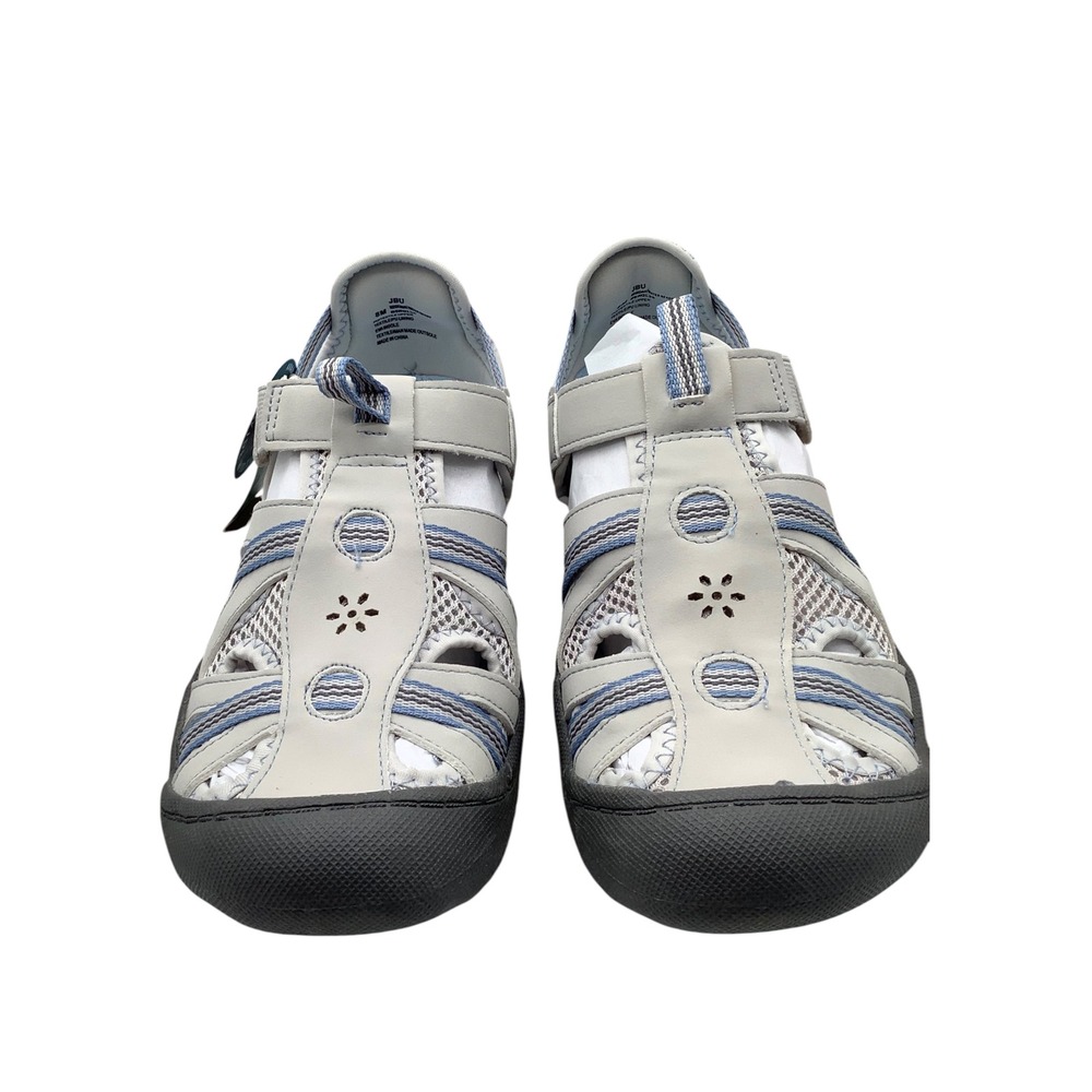 JBU Jambu Regional Water Ready Sandals Womens 7.5 Light Grey Stone Blue B5RGL26